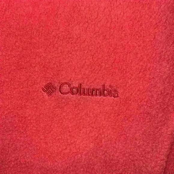 Columbia Fleece Full Zip Jacket Coral 7 ZZ - Picture 3 of 5